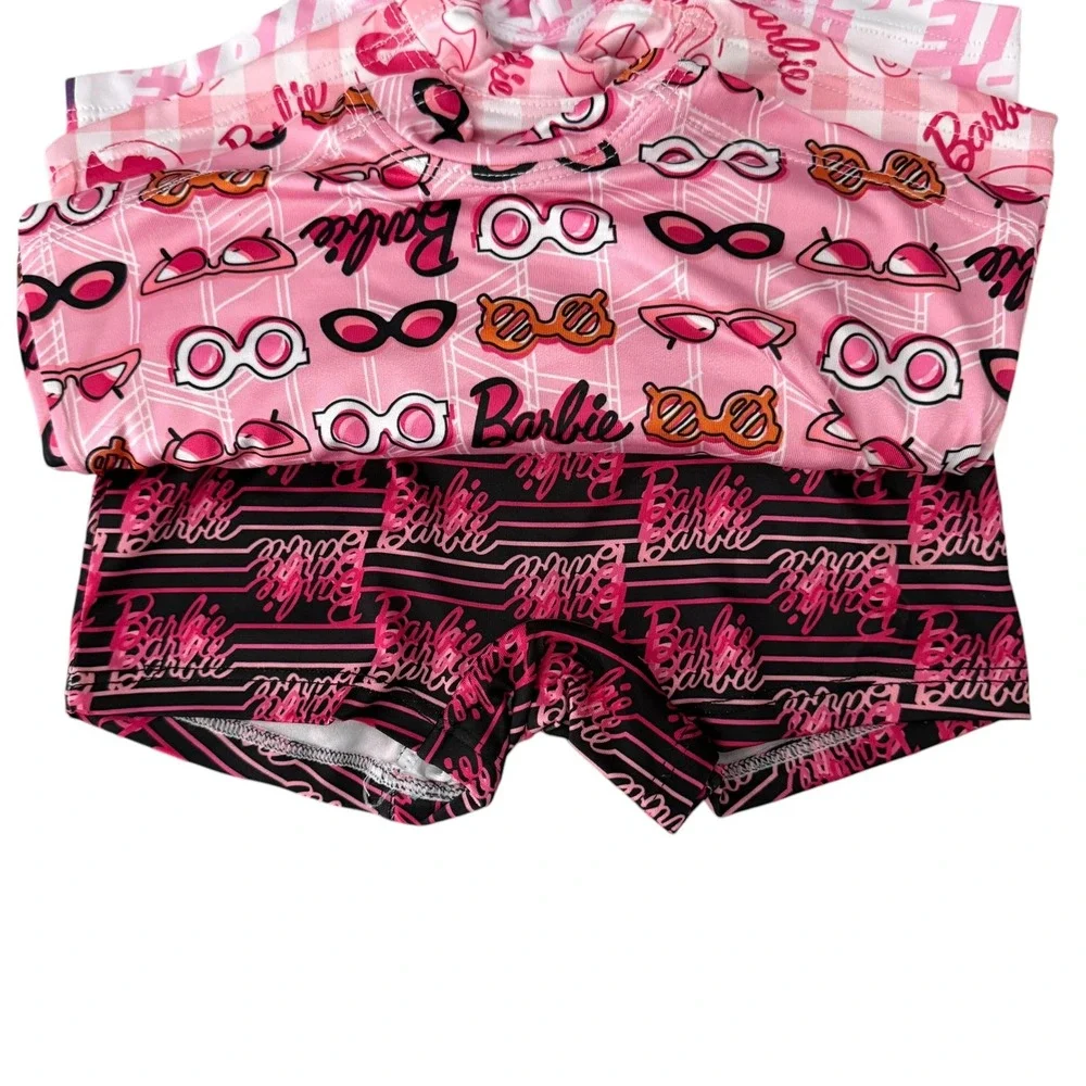 Barbie Girlshorts Underwear Kids Size‎ 4 Pink New 4-Pack Athletic Boy Shorts